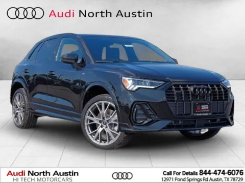 Black 2025 Audi Q3 S line Premium Plus for sale in Austin, TX