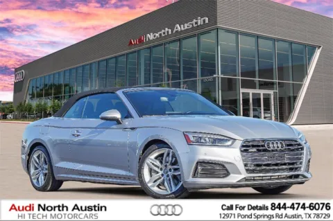 Silver 2019 Audi A5 Cabriolet Premium Plus for sale in Austin, TX