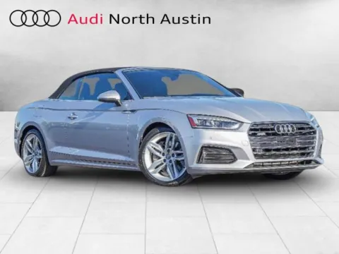 Silver 2019 Audi A5 Cabriolet Premium Plus for sale in Austin, TX