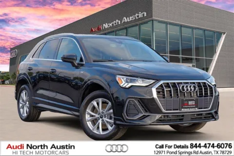 Black 2025 Audi Q3 S line Premium for sale in Austin, TX