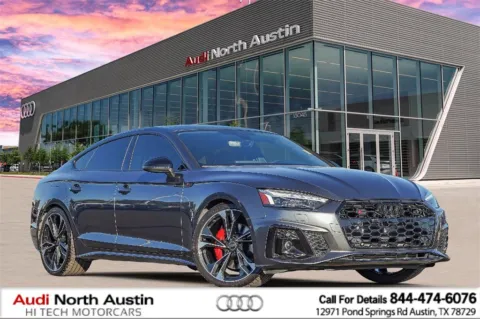 Gray 2024 Audi S5 Sportback Prestige for sale in Austin, TX