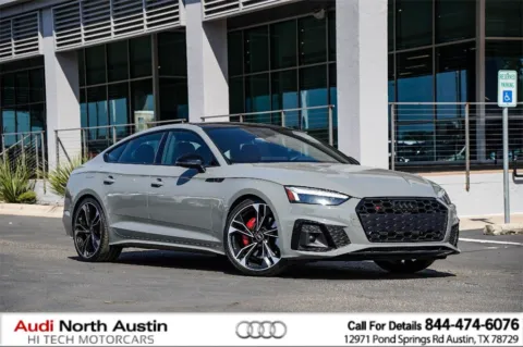 Gray 2022 Audi S5 Sportback Premium Plus for sale in Austin, TX