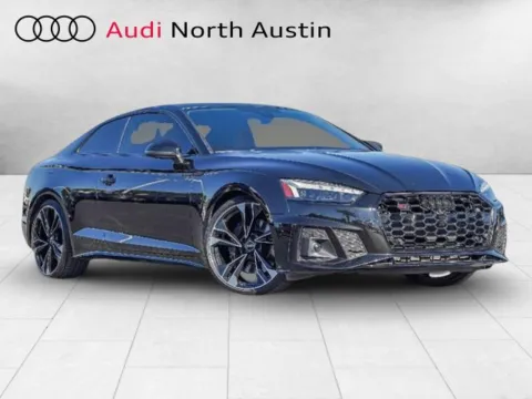 Black 2023 Audi S5 Coupe Premium Plus for sale in Austin, TX