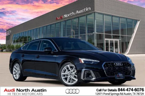 Black 2024 Audi A5 Sportback S line Premium for sale in Austin, TX