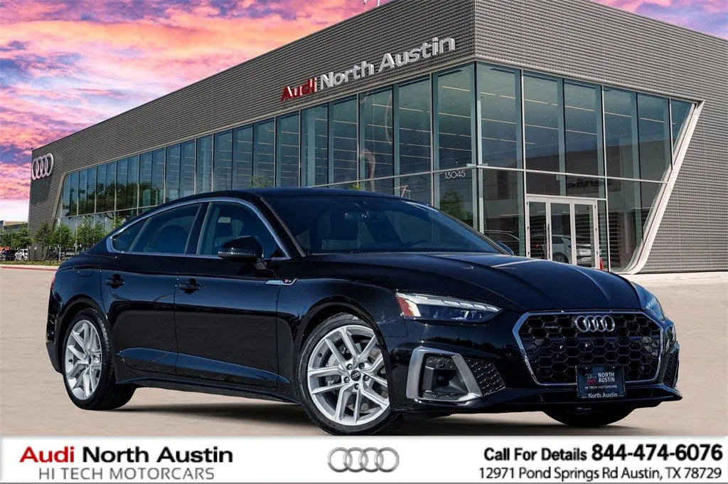 Black 2024 Audi A5 Sportback S line Premium for sale in Austin, TX