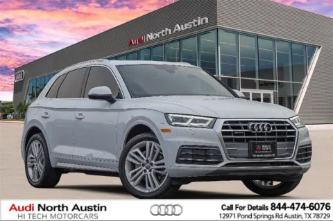 White 2019 Audi Q5 Premium Plus for sale in Austin, TX