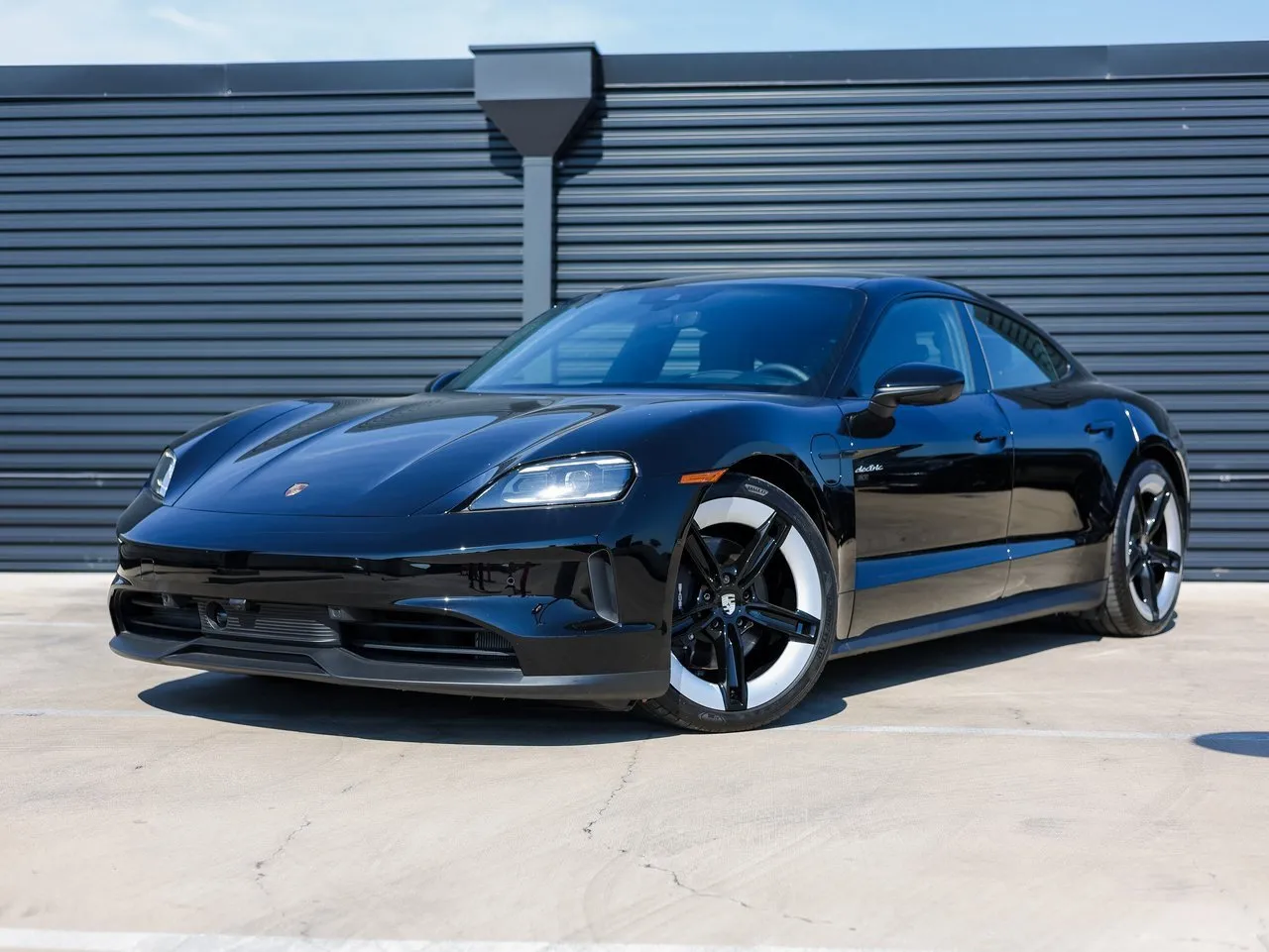 Black 2025 Porsche Taycan 4 for sale in Austin, TX