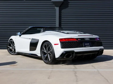 Another view of 2023 Audi R8 Spyder V10 performance for sale in Austin, TX at Porsche Austin