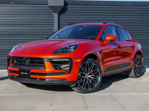 Orange 2023 Porsche Macan S for sale in Austin, TX