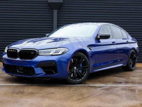 Blue 2021 BMW M5 for sale in Austin, TX