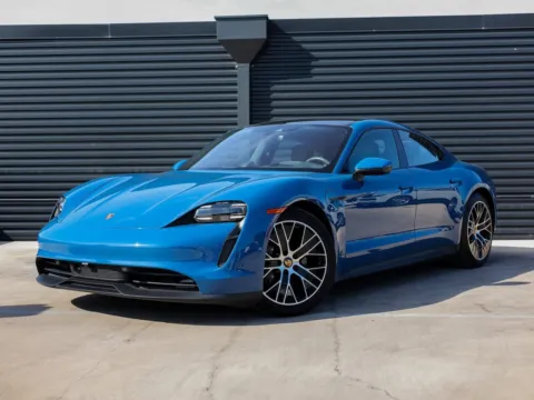 Gray 2024 Porsche Taycan for sale in Austin, TX