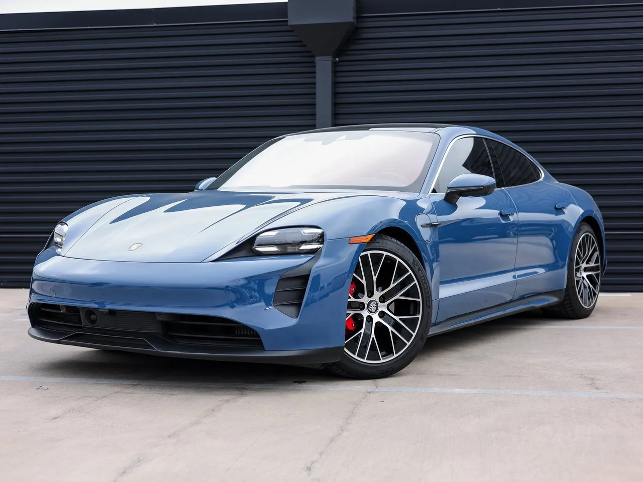 Blue 2022 Porsche Taycan 4S for sale in Austin, TX