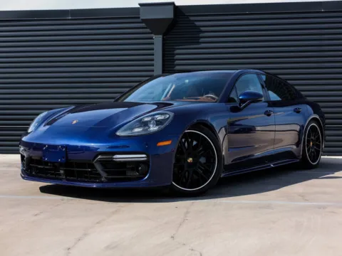Blue 2022 Porsche Panamera Turbo S for sale in Austin, TX
