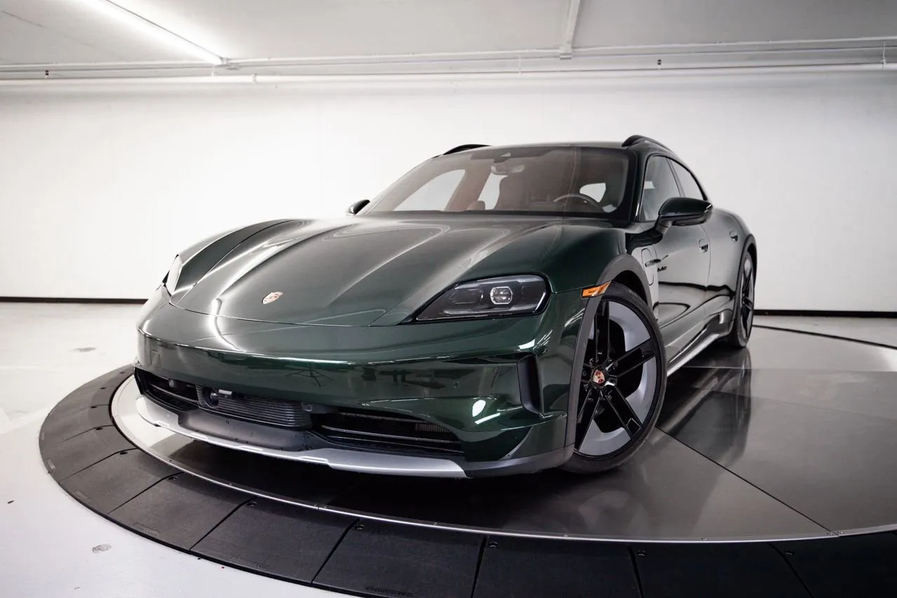 Green 2025 Porsche Taycan 4 for sale in Austin, TX