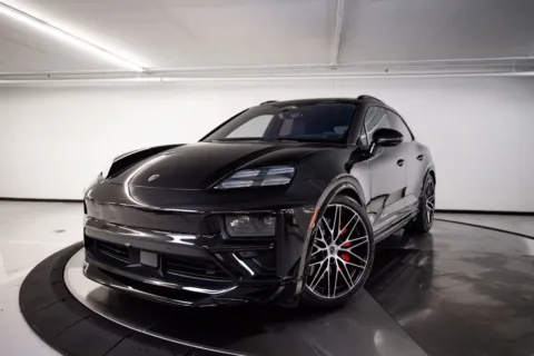 Black 2025 Porsche Macan Electric Turbo for sale in Austin, TX