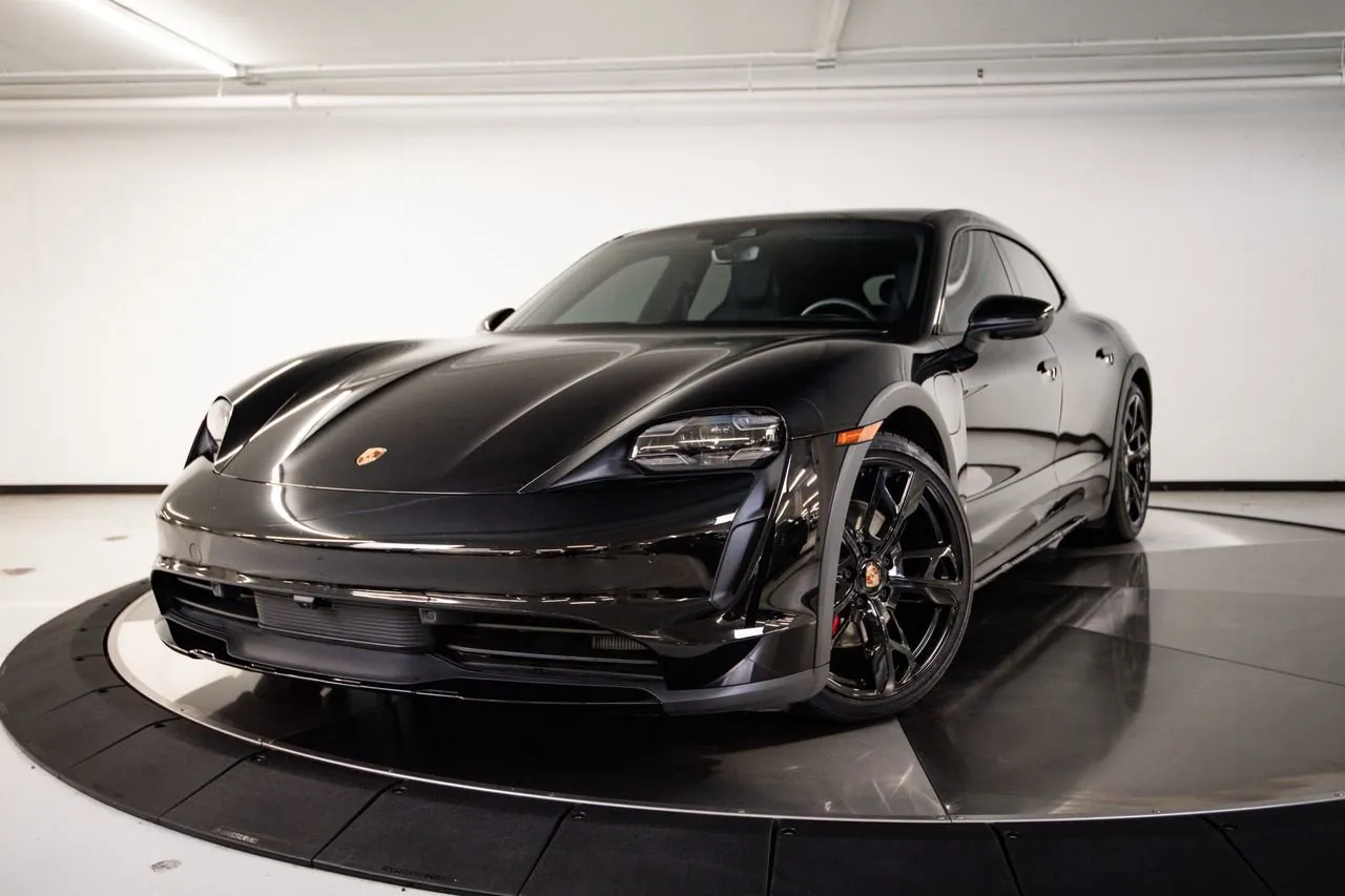 Black 2024 Porsche Taycan 4S for sale in Austin, TX