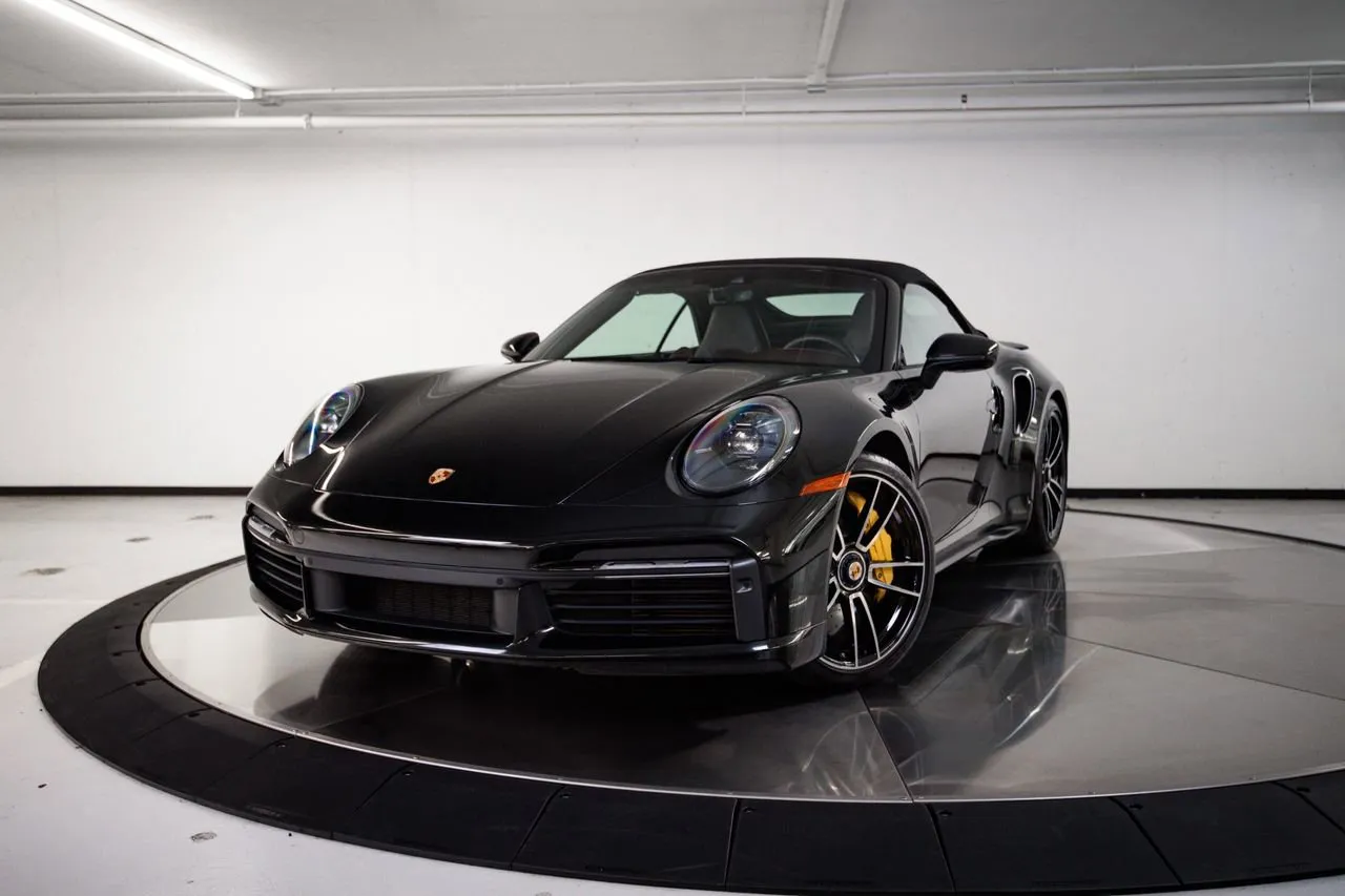 Black 2021 Porsche 911 Turbo S for sale in Austin, TX