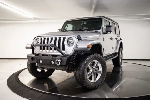 Silver 2020 Jeep Wrangler Unlimited Sahara for sale in Austin, TX