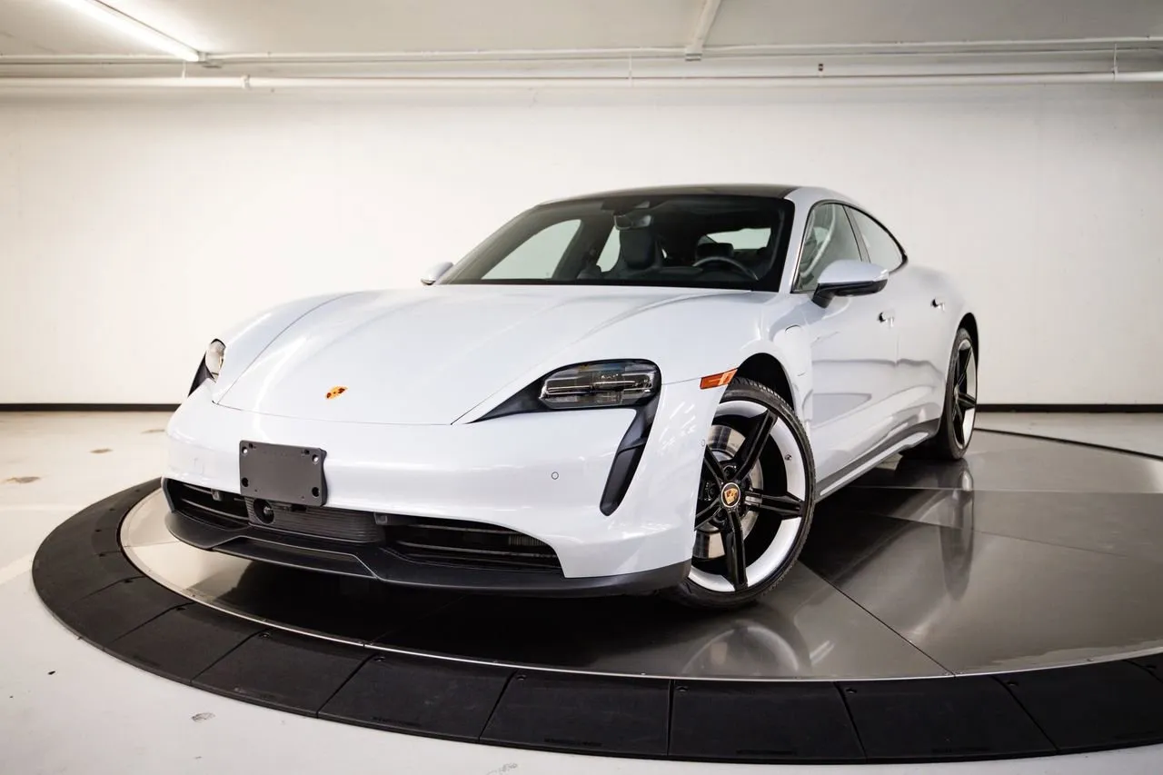 Gray 2023 Porsche Taycan for sale in Austin, TX
