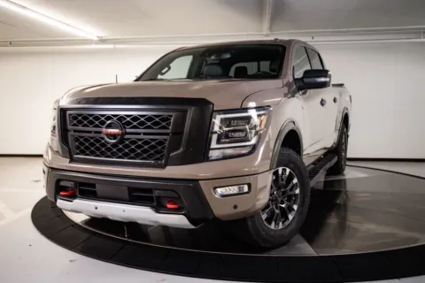 Beige 2021 Nissan Titan PRO-4X for sale in Austin, TX