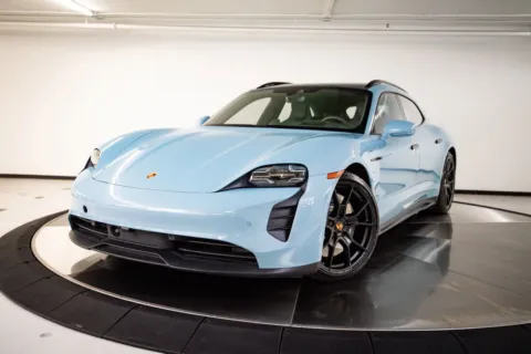 Blue 2023 Porsche Taycan GTS for sale in Austin, TX