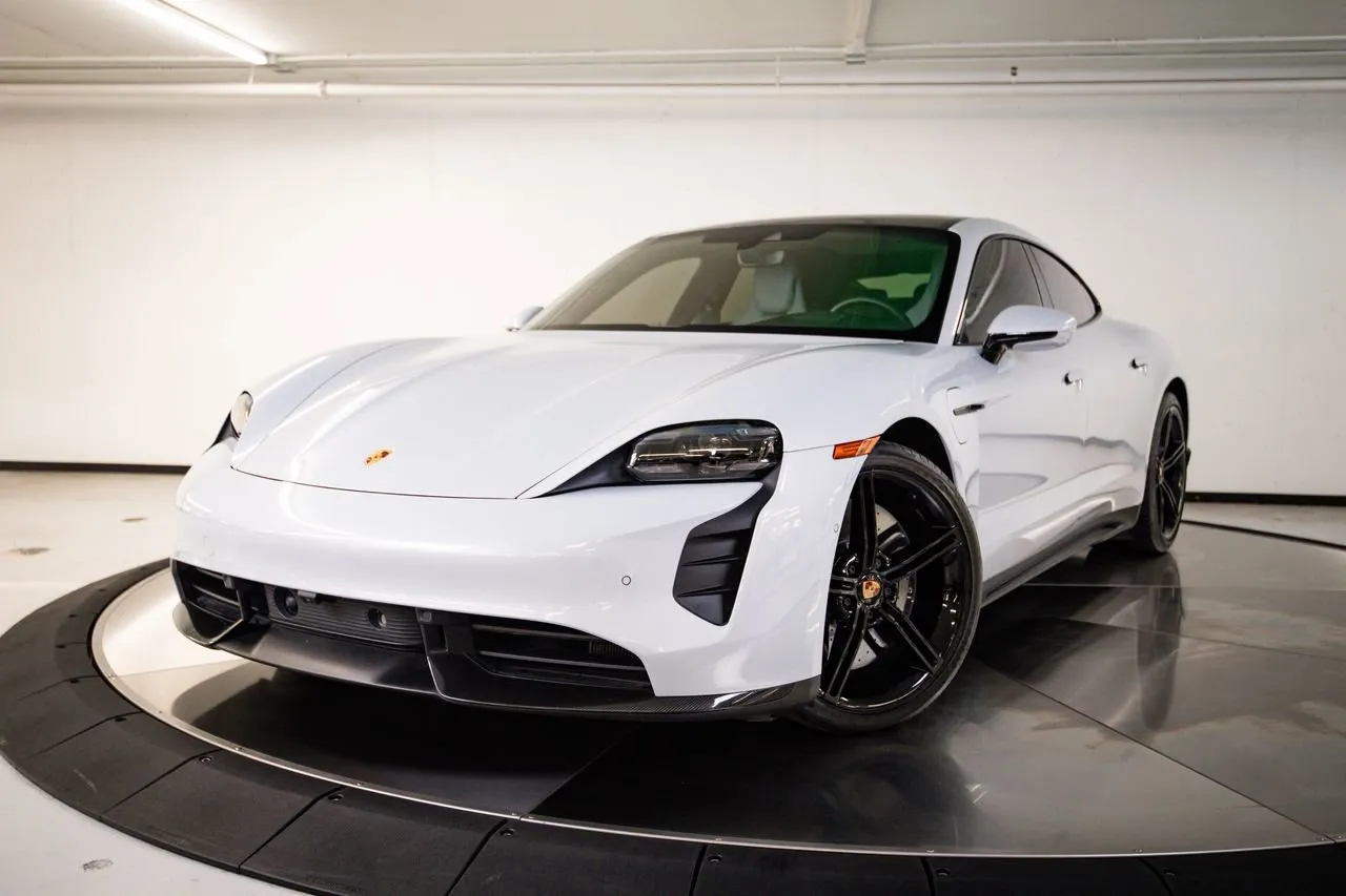 Gray 2024 Porsche Taycan Turbo S for sale in Austin, TX
