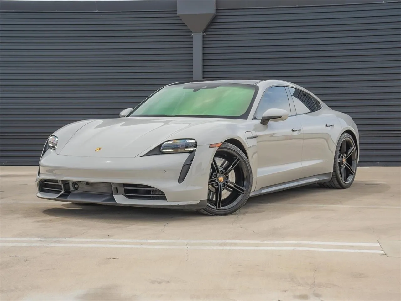 Gray 2021 Porsche Taycan Turbo for sale in Austin, TX