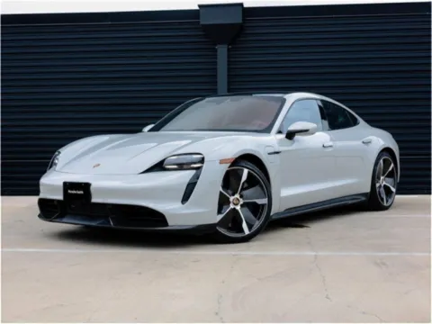 Gray 2022 Porsche Taycan Turbo S for sale in Austin, TX