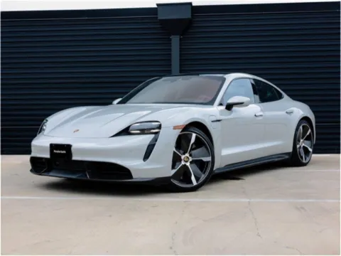 Gray 2022 Porsche Taycan Turbo S for sale in Austin, TX