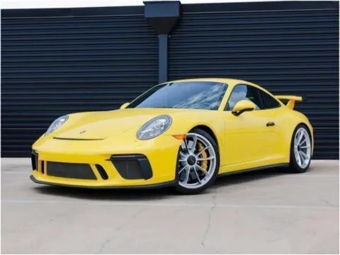 Yellow 2018 Porsche 911 GT3 for sale in Austin, TX