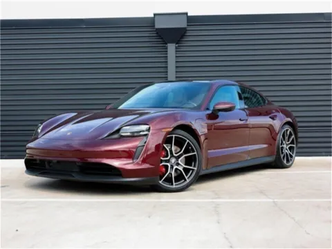 Red 2022 Porsche Taycan 4S for sale in Austin, TX
