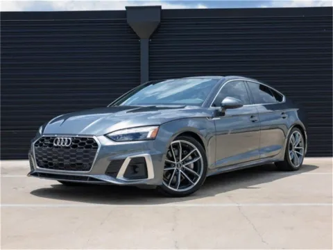 Gray 2022 Audi A5 Sportback S line Premium Plus for sale in Austin, TX