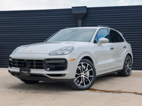 Gray 2021 Porsche Cayenne Turbo for sale in Austin, TX