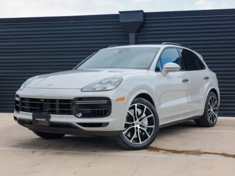 Gray 2021 Porsche Cayenne Turbo for sale in Austin, TX