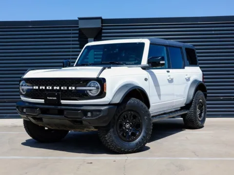 White 2021 Ford Bronco Wildtrak for sale in Austin, TX
