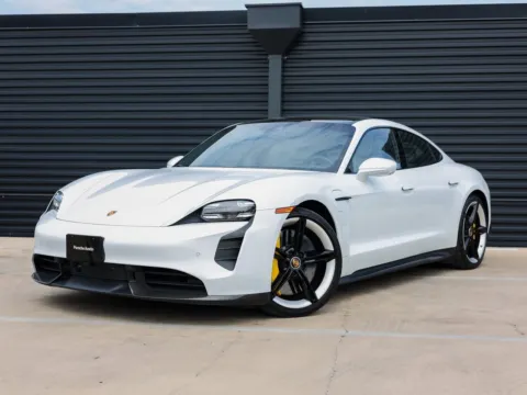 White 2021 Porsche Taycan Turbo S for sale in Austin, TX