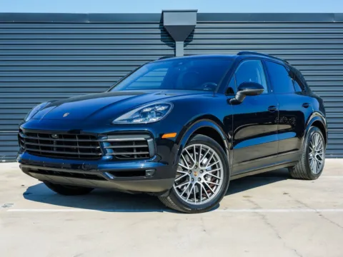 Blue 2022 Porsche Cayenne Platinum Edition for sale in Austin, TX