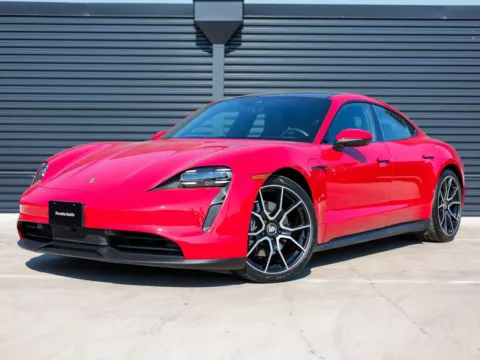 Red 2023 Porsche Taycan for sale in Austin, TX