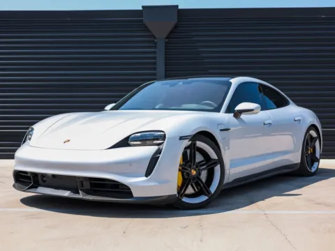 Gray 2021 Porsche Taycan Turbo S for sale in Austin, TX
