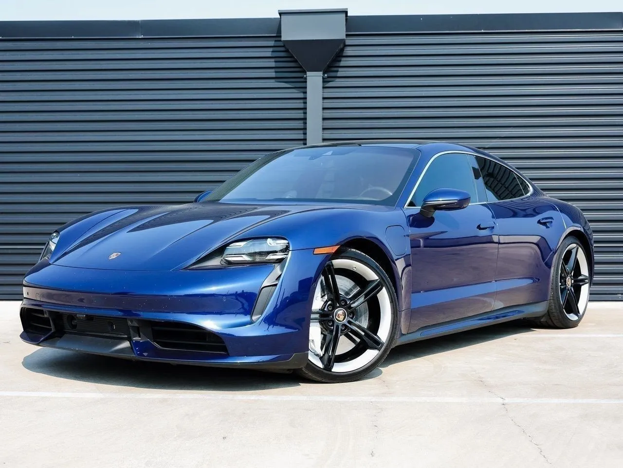 Blue 2020 Porsche Taycan Turbo for sale in Austin, TX