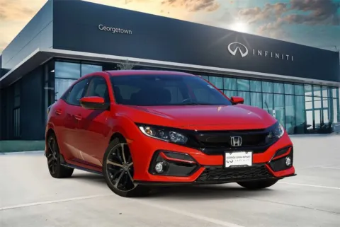 Red 2020 Honda Civic Hatchback Sport for sale in Georgetown, TX