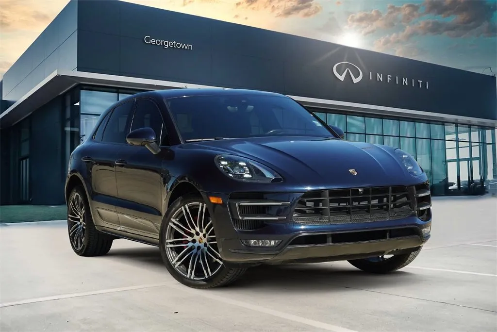 Blue 2018 Porsche Macan Turbo for sale in Georgetown, TX
