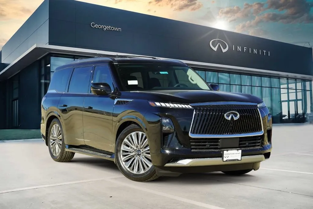Black 2026 INFINITI QX80 LUXE for sale in Georgetown, TX