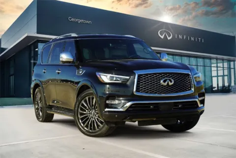 Black 2022 INFINITI QX80 SENSORY for sale in Georgetown, TX