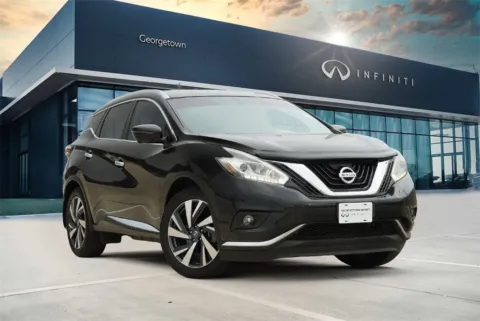 Black 2017 Nissan Murano Platinum for sale in Georgetown, TX