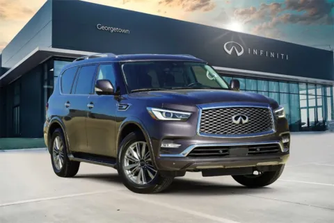 Gray 2024 INFINITI QX80 LUXE for sale in Georgetown, TX