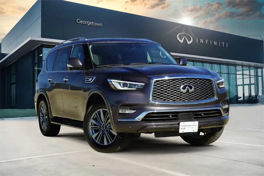 Gray 2024 INFINITI QX80 LUXE for sale in Georgetown, TX