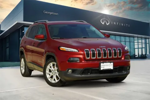 Red 2016 Jeep Cherokee Latitude for sale in Georgetown, TX