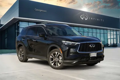 Black 2025 INFINITI QX60 LUXE for sale in Georgetown, TX