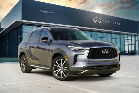 Blue 2023 INFINITI QX60 SENSORY for sale in Georgetown, TX